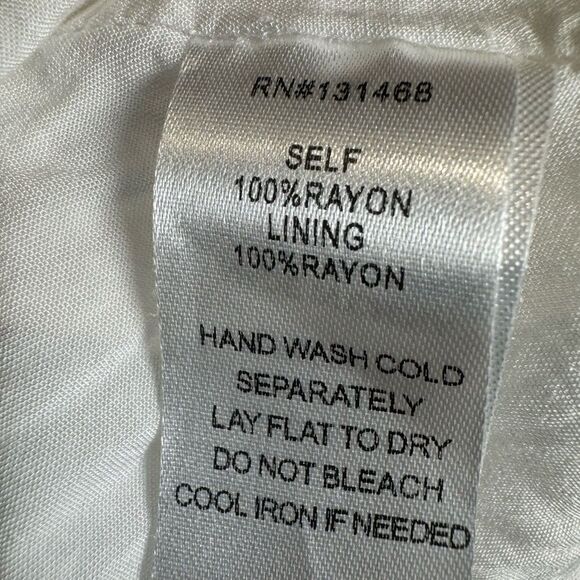 Fate gray and white cloud tie dye rope tie mini swing dress size small - Picture 7 of 7